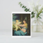 ポートレートのキャロライン、マールボロー公爵夫人 ポストカード (スタンド正面)