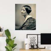 ポートレートのサザン・ブラウネル・アンソニー1850 ポスター (ホームオフィス)