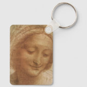 ポートレートのサンアンヌバイレオナルド・ダ・ヴィンチ キーホルダー (裏面)