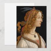 ポートレートのシモネッタヴェスプッチ | Botticelli (正面/裏面)