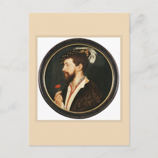 ポートレートのシモン・ジョージ・バイ・ハンス・ホルベイン・ヤング ポストカード (正面)