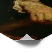 ポートレートのシャルル・ボードレール1844 ポスター (角)