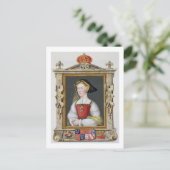 ポートレートのジェーン・シーモア(c.1509-37) 3番目の女王 ポストカード (スタンド正面)