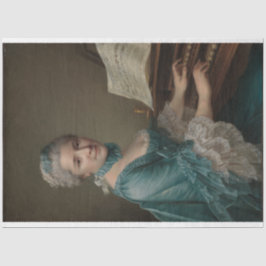 ポートレートのジュスティンファバートデクページ紙 薄葉紙