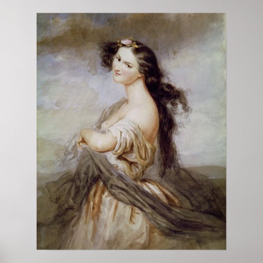 ポートレートのジュリエットドルエット ポスター (正面)