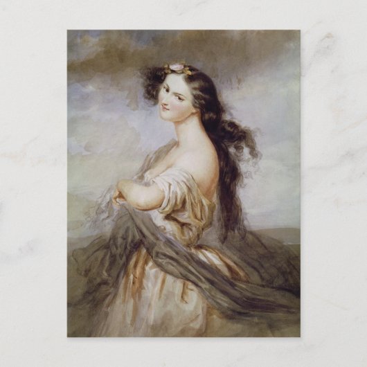 ポートレートのジュリエットドルエット ポストカード (正面)