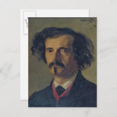 ポートレートのジュールバーベイドゥーレビリー1860 ポストカード (正面/裏面)