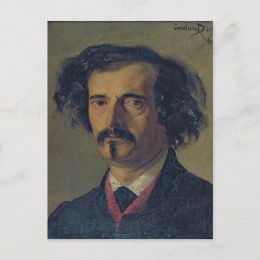 ポートレートのジュールバーベイドゥーレビリー1860 ポストカード (正面)