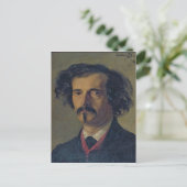 ポートレートのジュールバーベイドゥーレビリー1860 ポストカード (スタンド正面)