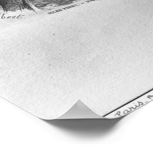 ポートレートのジュールフェリー ポスター (角)