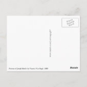 ポートレートのジョセフローリンバイビンセントヴァンゴッホ ポストカード (裏面)