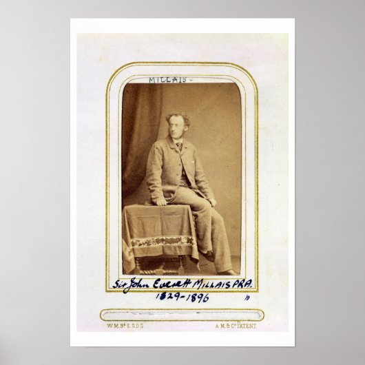 ポートレートのジョン・エベレット・ミラリス卿(1829年~96年) (al) ポスター (正面)