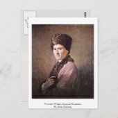 ポートレートのジーンジャックルースオーバイアラン・ラムゼー ポストカード (正面/裏面)