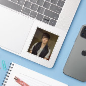 ポートレートのスザンヌレペレティエドゥサンファルゲオ シール (ノートパソコンとiPhone)