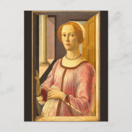 ポートレートのスメラルダ・バンディネッリby Botticelli ポストカード