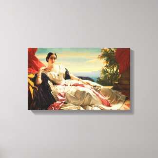 ポートレートのセイン・ヴィットゲンシュタインのレオニラ姫 キャンバスプリント