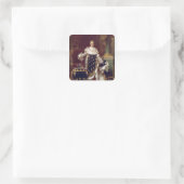 ポートレートのチャールズX戴冠服, 1827 スクエアシール (バッグ)
