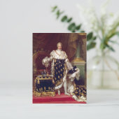 ポートレートのチャールズX戴冠服， 1827 ポストカード (スタンド正面)