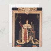 ポートレートのチャールズX戴冠服, 1829 ポストカード (正面/裏面)