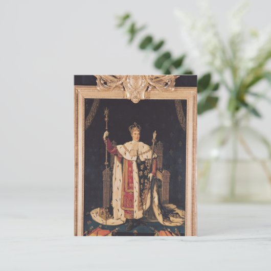 ポートレートのチャールズX戴冠服, 1829 ポストカード (スタンド正面)