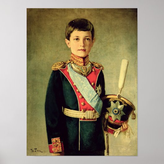 ポートレートのツサレヴィチ・アレクセイ・ニコラエヴィッチ; ポスター (正面)