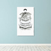 ポートレートのティエンローヌ キャンバスプリント (インサイチュ (ウッドフロア))