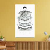 ポートレートのティエンローヌ キャンバスプリント (インサイチュ (リビング))