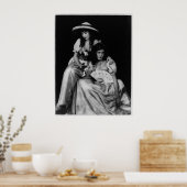 ポートレートのドロシーとリリアン・ギッシュ ポスター (キッチン)