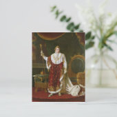 ポートレートのナポレオン戴冠服 ポストカード (スタンド正面)