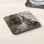 ポートレートのバストの墓レリーフ、浮き彫り、ローマ、c.2ndまたは第3 centur コースター (左側)