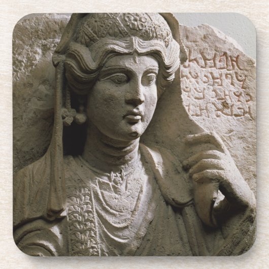 ポートレートのバストの墓レリーフ、浮き彫り、ローマ、c.2ndまたは第3 centur コースター (正面)