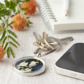 ポートレートのビュッキーチェーン キーホルダー (側面)