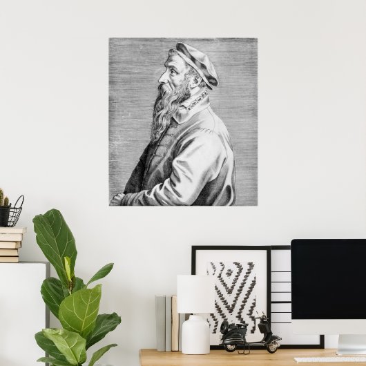 ポートレートのピエテルブルーゲールザエルダー ポスター (ホームオフィス)