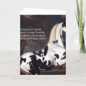 ポートレートのピエバルウマ・パーチメント・モノグラム ノートカード (裏面)