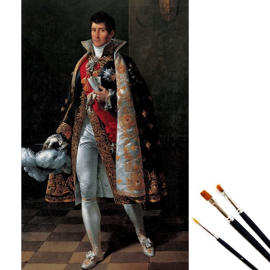 ポートレートのフェリス・バシオチby Marie Benoist 薄葉紙