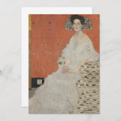 ポートレートのフリッツァリードラーバイグスタフクリムト (正面/裏面)