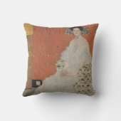 ポートレートのフリッツァリードラーバイグスタフクリムト クッション (裏面)