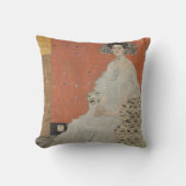 ポートレートのフリッツァリードラーバイグスタフクリムト クッション (正面)