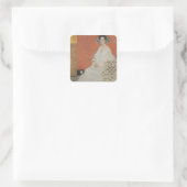 ポートレートのフリッツァリードラーバイグスタフクリムト スクエアシール (バッグ)