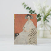 ポートレートのフリッツァリードラーバイグスタフクリムト ポストカード (スタンド正面)