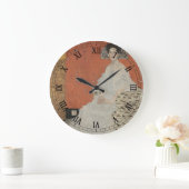 ポートレートのフリッツァリードラーバイグスタフクリムト ラージ壁時計 (ホーム)