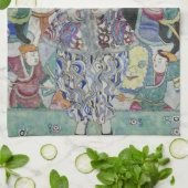 ポートレートのフリードライクマリアビアバイグスタフクリムト キッチンタオル (折り畳み)