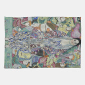 ポートレートのフリードライクマリアビアバイグスタフクリムト キッチンタオル (横)