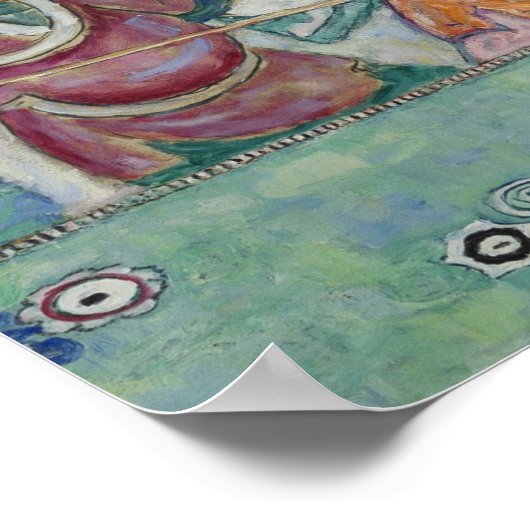 ポートレートのフリードライクマリアビアバイグスタフクリムト ポスター (角)