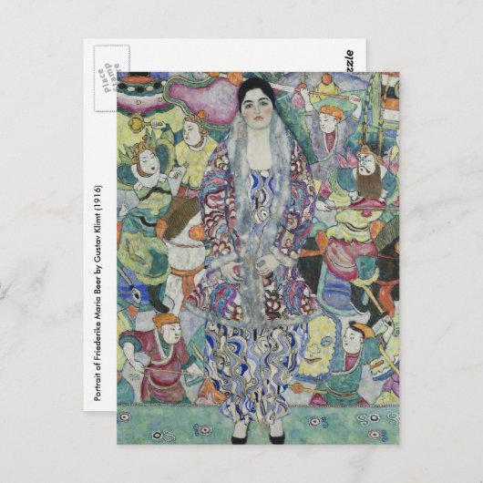 ポートレートのフリードライクマリアビアバイグスタフクリムト ポストカード (正面/裏面)