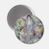 ポートレートのフリードライクマリアビアバイグスタフクリムト マグネット (正面/裏面)