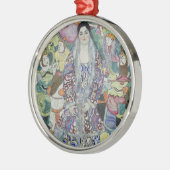 ポートレートのフリードライクマリアビアバイグスタフクリムト メタルオーナメント (左)