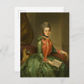 ポートレートのプリンセスフレデリカソフィアウィルヘルミナ ポストカード (正面/裏面)