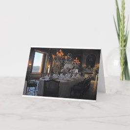 ポートレートのホリデーダイニングルーム内空白の部 カード