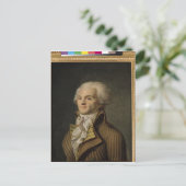 ポートレートのマクシミリエンデロベスピエール ポストカード (スタンド正面)